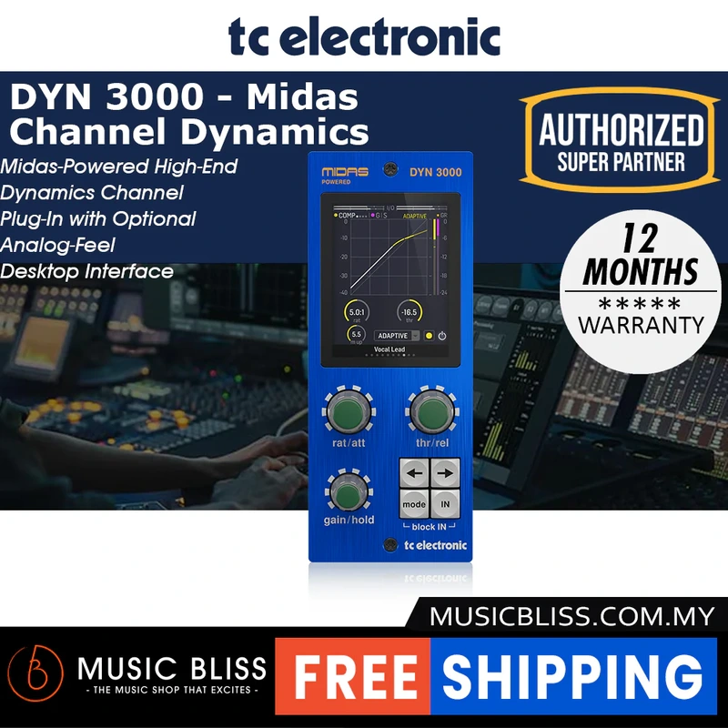 TC Electronic DYN 3000-DT Desktop-controlled Plug-in