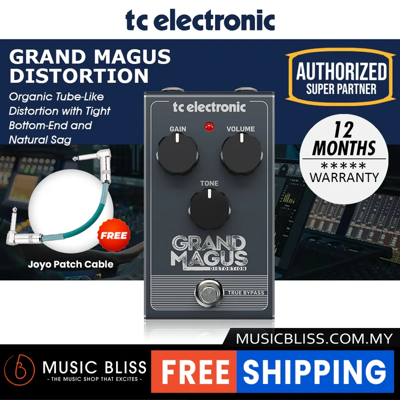 TC Electronic Grand Magus Distortion Guitar Effects Pedal