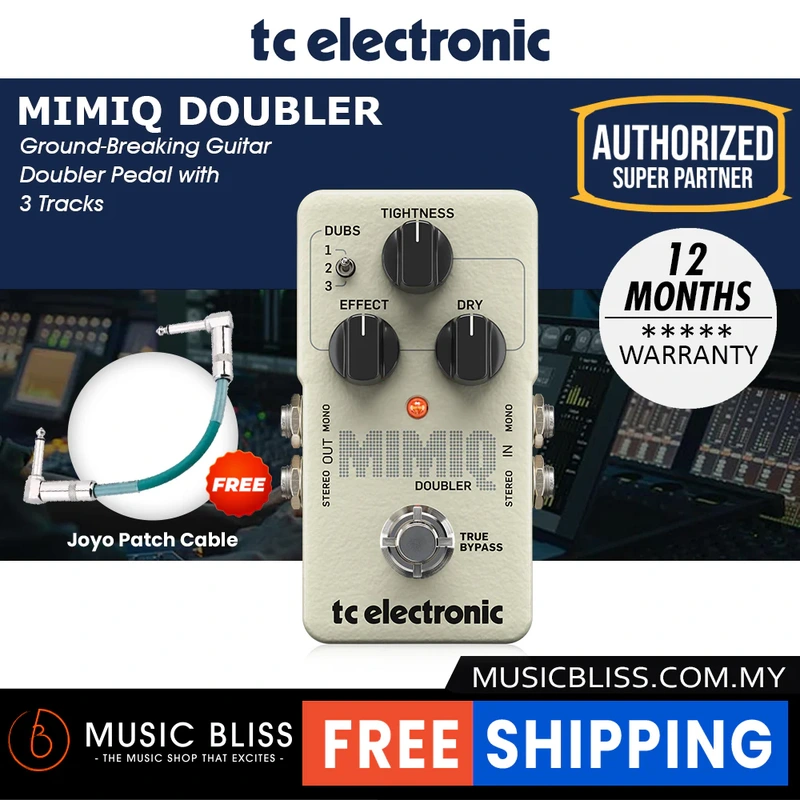TC Electronic Mimiq Doubler Guitar Effects Pedal