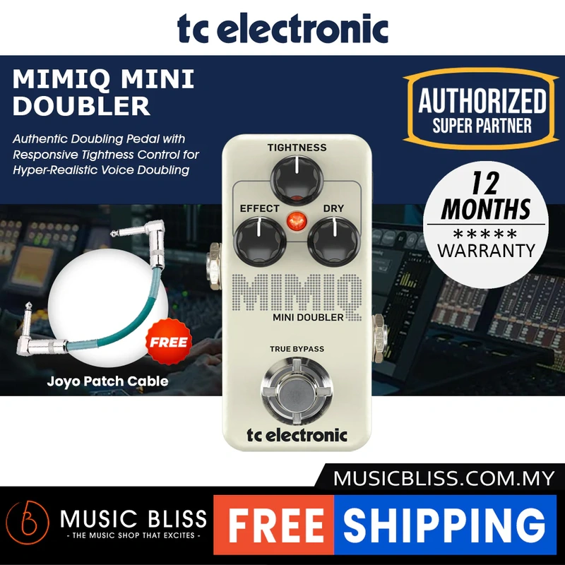 TC Electronic Mimiq Mini Doubler Guitar Effects Pedal