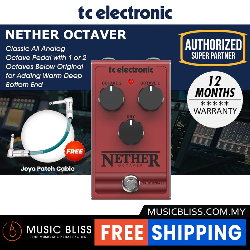 TC Electronic Nether Octaver Guitar Effects Pedal