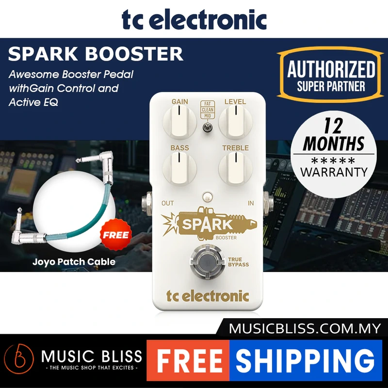 TC Electronic Spark Booster Guitar Effects Pedal