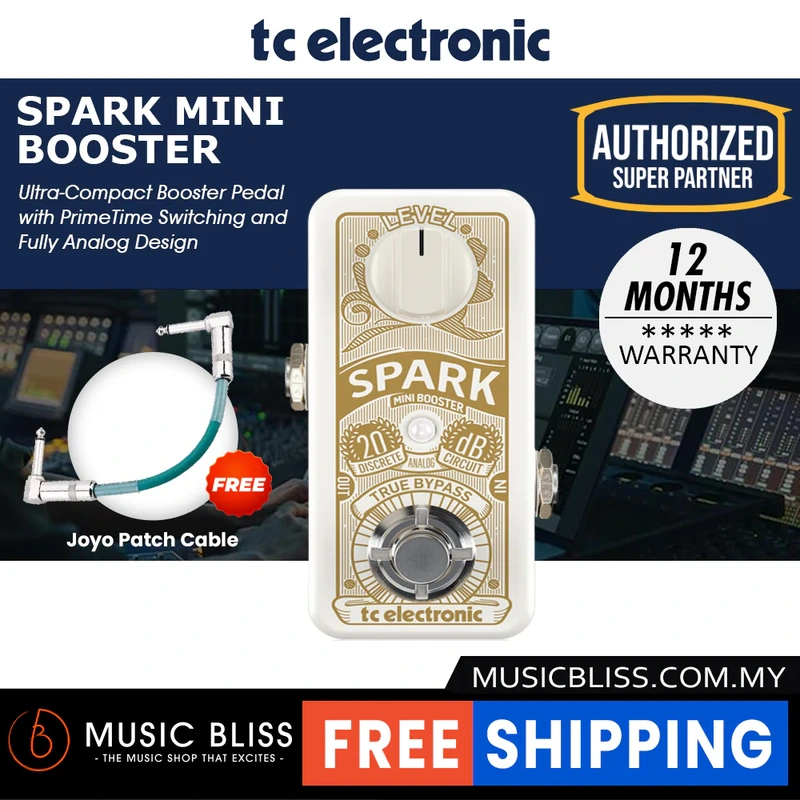 TC Electronic Spark Mini Booster Guitar Effects Pedal