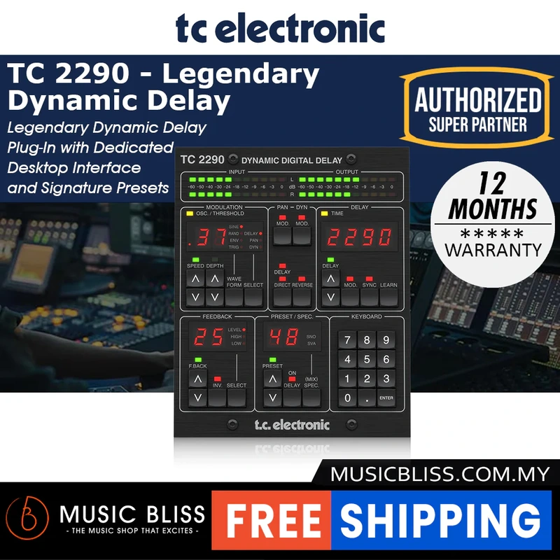 TC Electronic TC2290-DT Desktop-controlled Plug-in