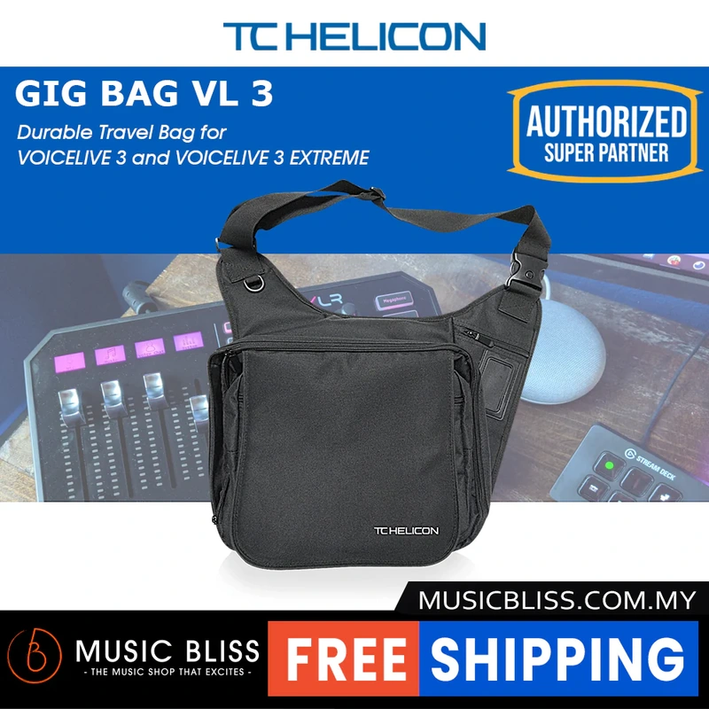 TC Helicon GIG BAG VL 3 Durable Travel Bag (VoiceLive 3 Gigbag)