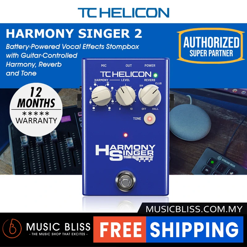 TC-Helicon Harmony Singer 2 Vocal Effects Pedal