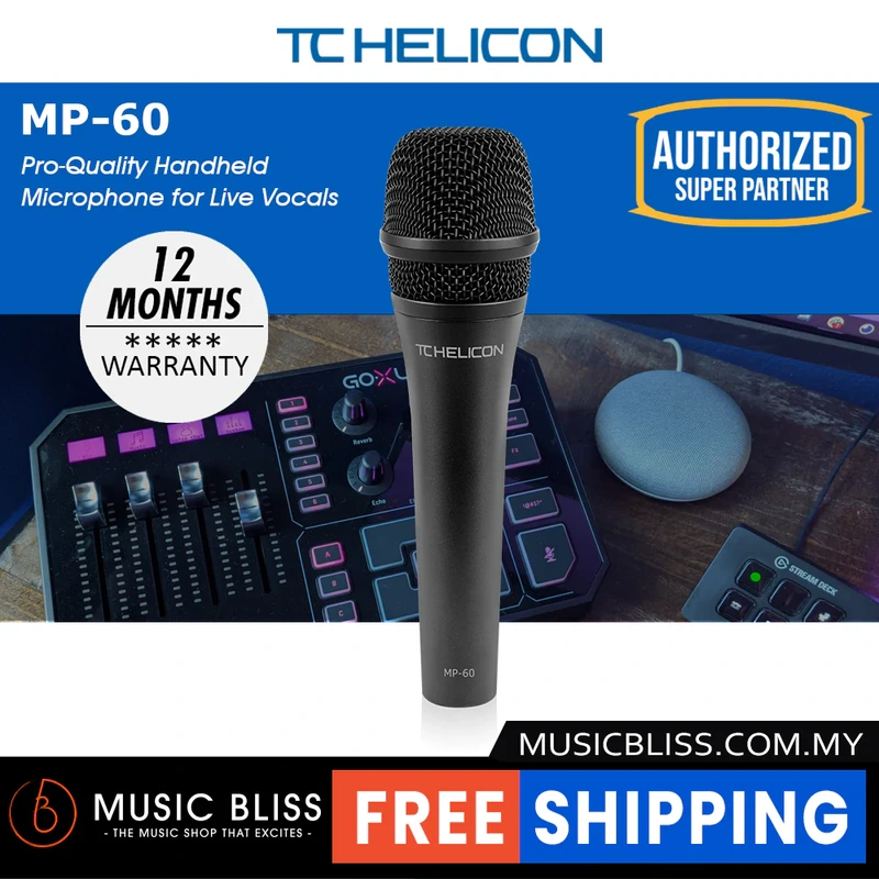 TC-Helicon MP-60 Handheld Vocal Microphone