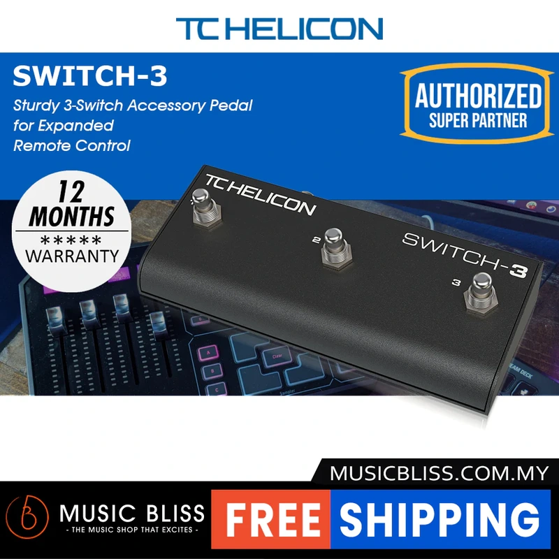 TC-Helicon Switch-3 Footswitch