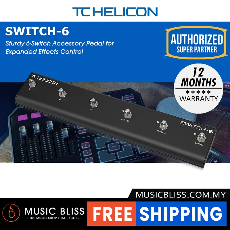TC-Helicon Switch-6 Footswitch