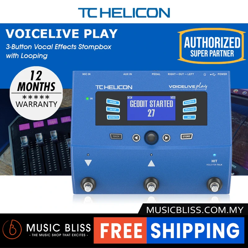 TC-Helicon VoiceLive Play Vocal Harmony and Effects
