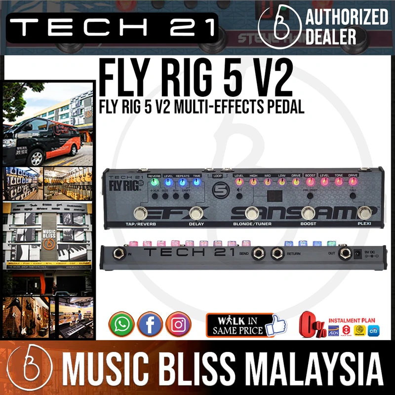 Tech 21 Fly Rig 5 v2 Multi-effects Pedal