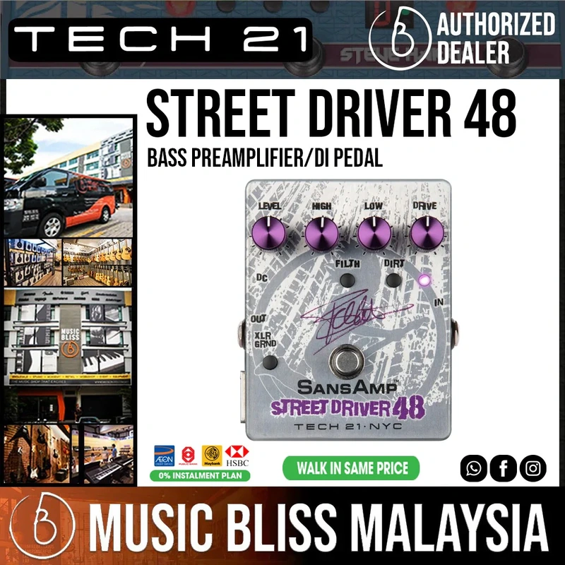 Tech 21 Frank Bello Street Driver 48 Signature SansAmp
