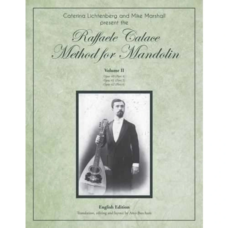 The Raffaele Calace Method for Mandolin - Volume II, English Edition