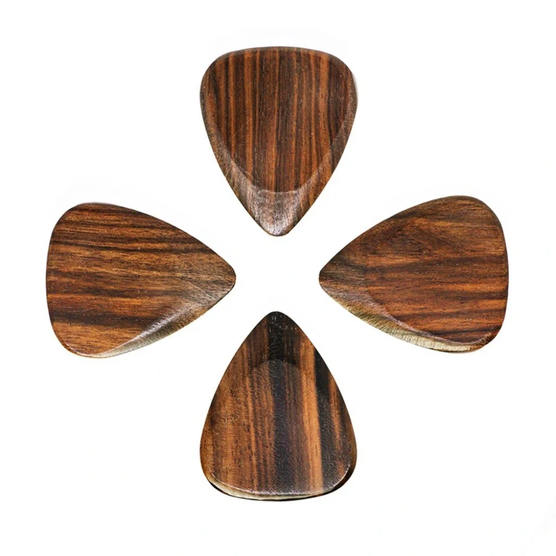 Timber Tones TIMT-MAC-4 Macassar ebony pack with 4 picks