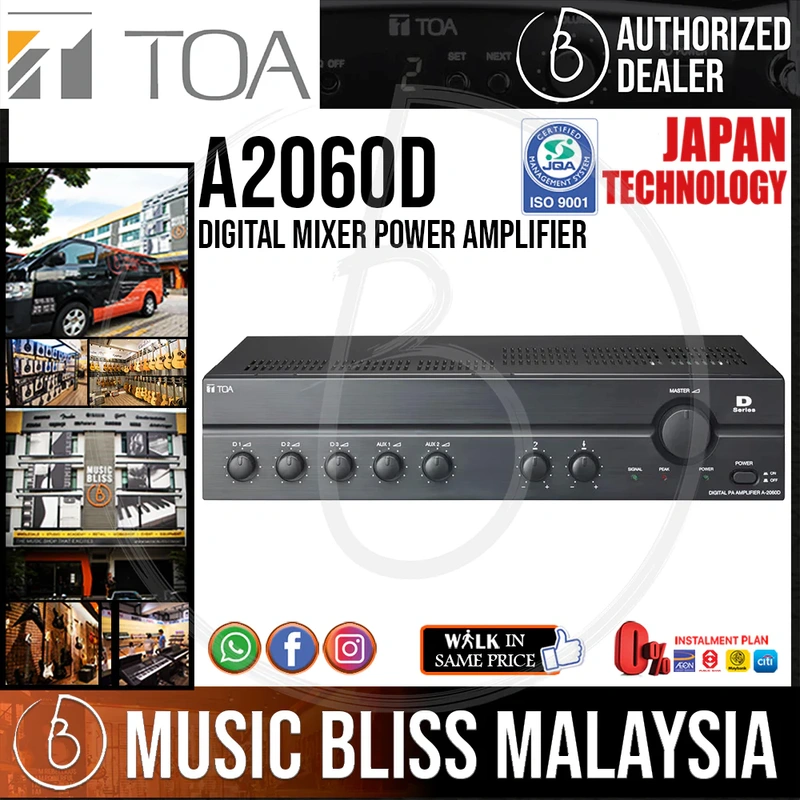 TOA A-2060D Digital Mixer Power Amplifier