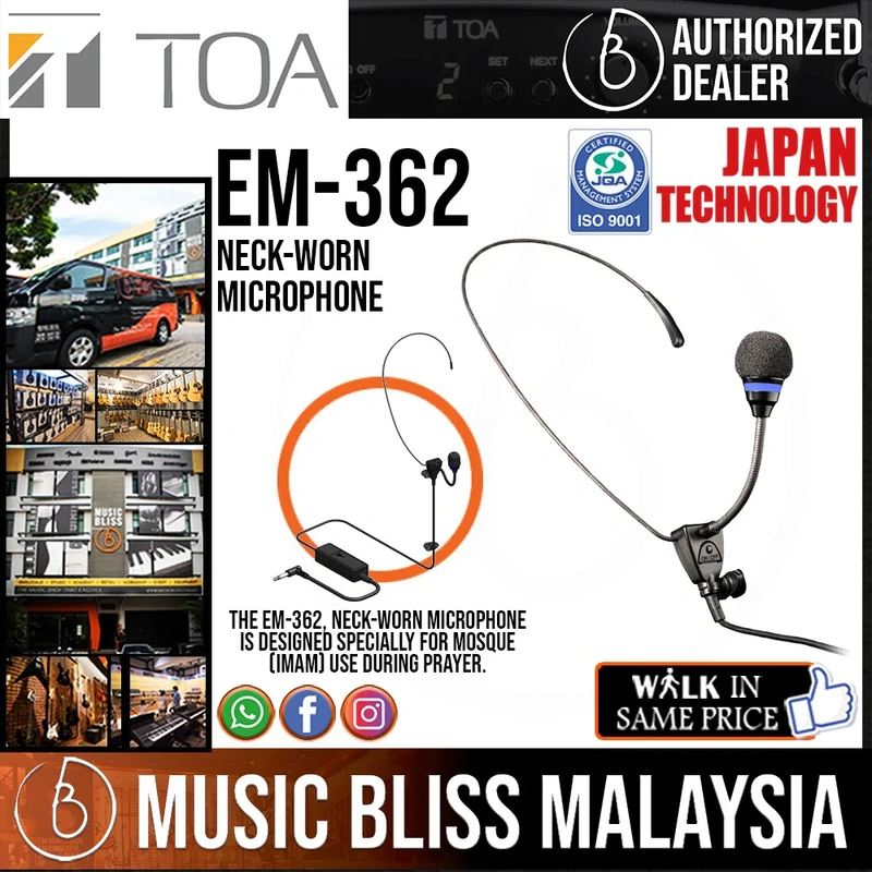 TOA EM-362 Neck-worn Microphone