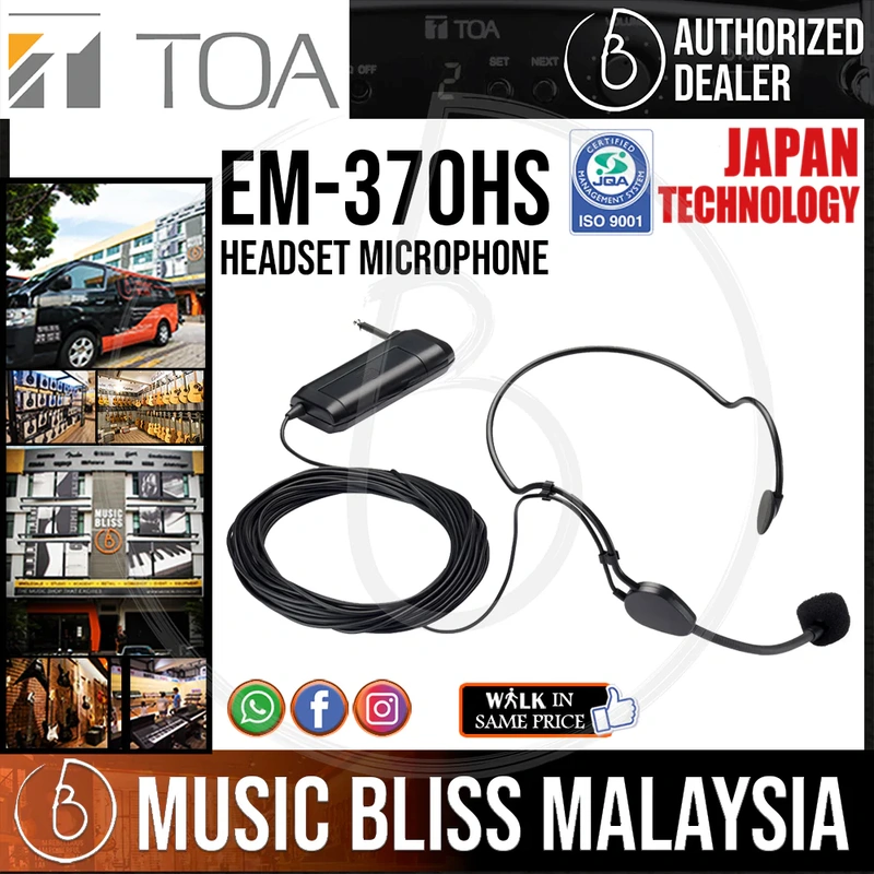 TOA EM-370HS Headset Microphone