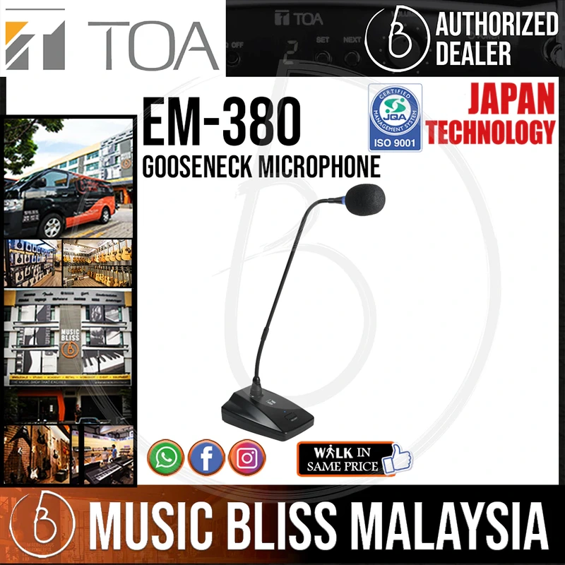 TOA EM-380 Gooseneck Microphone