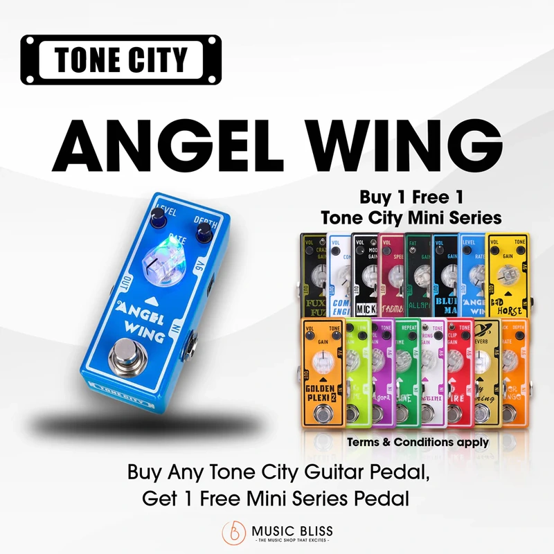 Tone City Angel Wing Chorus Guitar Pedal