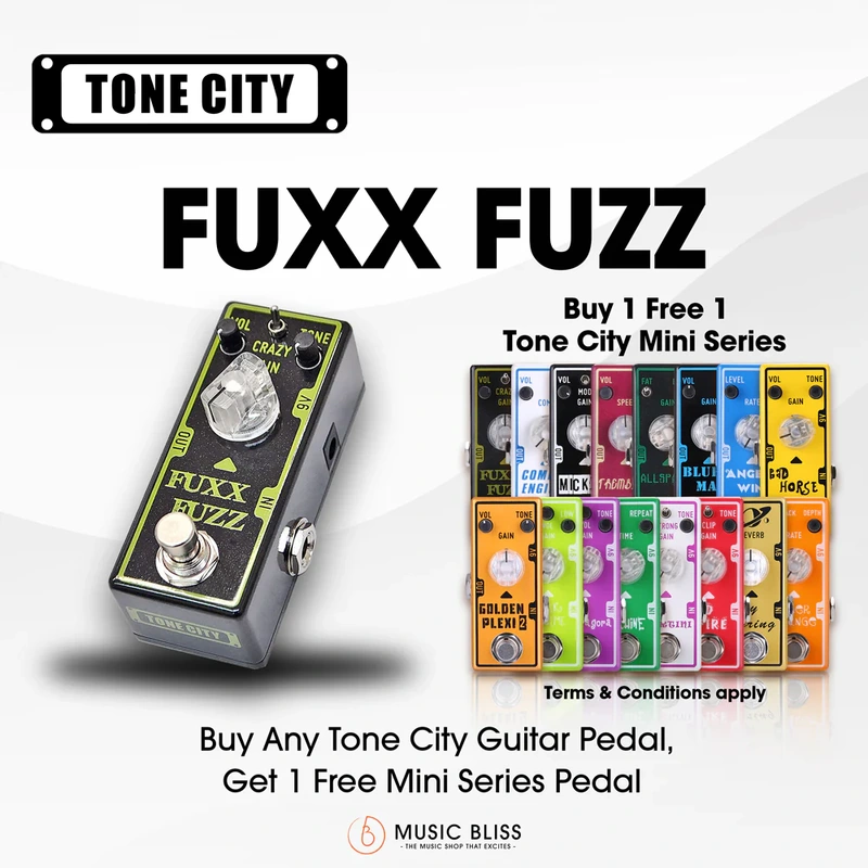 Tone City Fuxx Fuzz Guitar Pedal