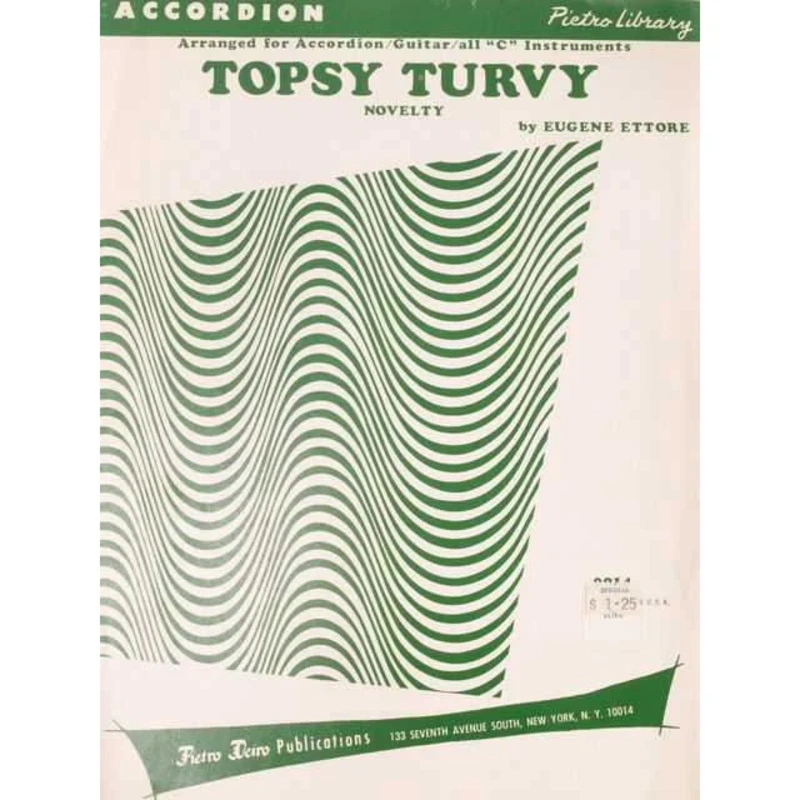 Topsy Turvy by Eugene Ettore, Accordion Arrangement