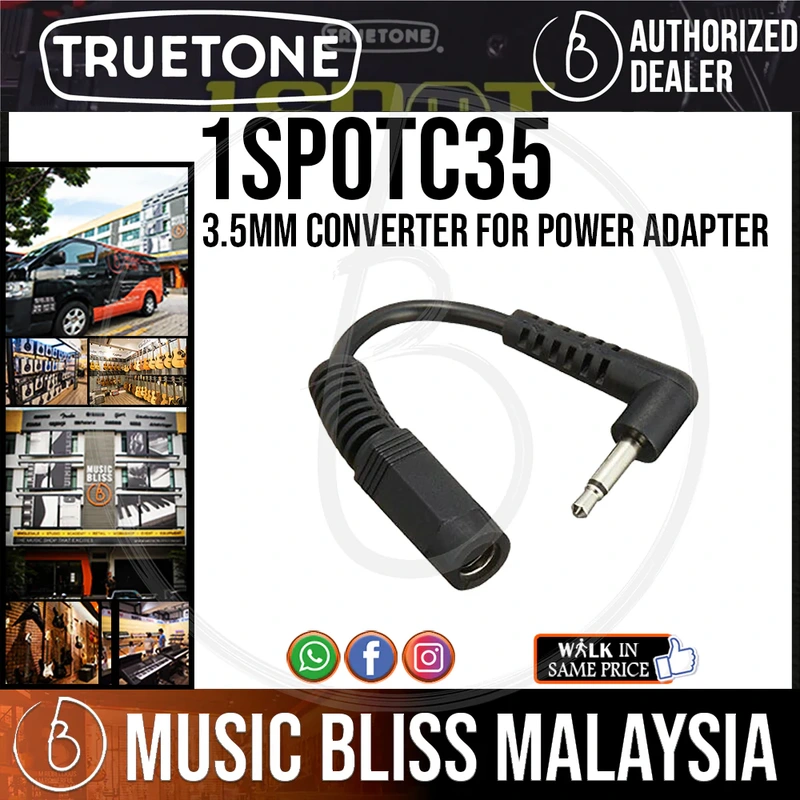 Truetone 1 SPOT 3.5mm Converter for Power Adapter