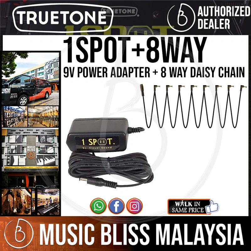 Truetone 1 SPOT 9V Power Adapter + 8 Way Daisy Chain