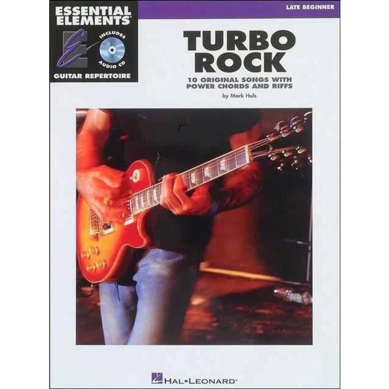 Turbo Rock: 10 Original Songs with Power Chords & Riffs, by Mark Huls (Book/CD)