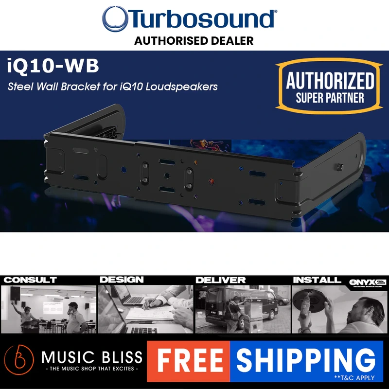 Turbosound IQ10-WB Wall Brackets for iQ10 Speakers