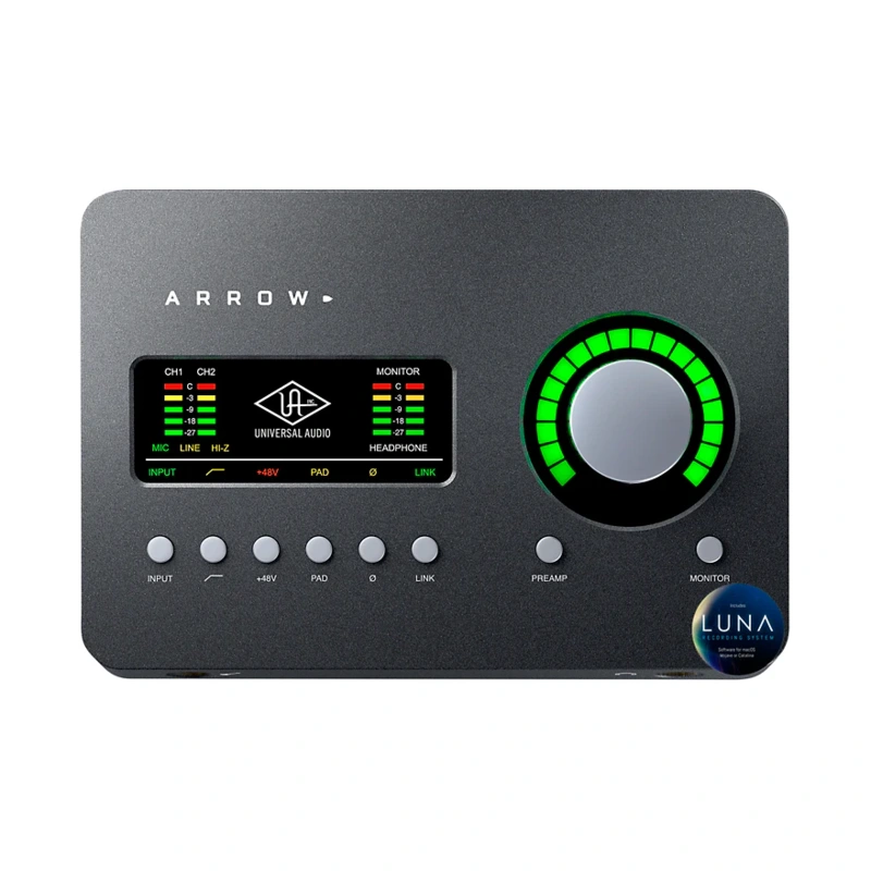 Universal Audio Arrow 2x4 Thunderbolt 3 Audio Interface with Realtime UAD-2 SOLO Core Processing