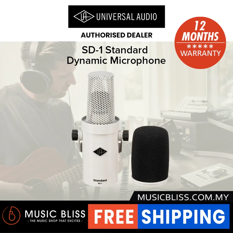Universal Audio SD-1 Standard Dynamic Microphone - White