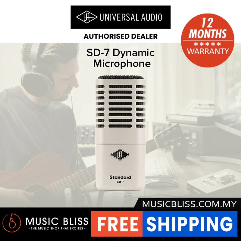 Universal Audio SD-7 Dynamic Microphone with Hemisphere Modeling