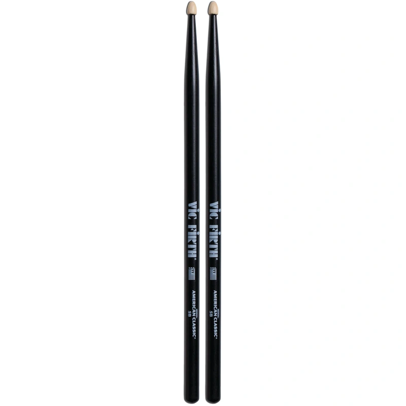 Vic Firth American Classic 5B Black Drumsticks