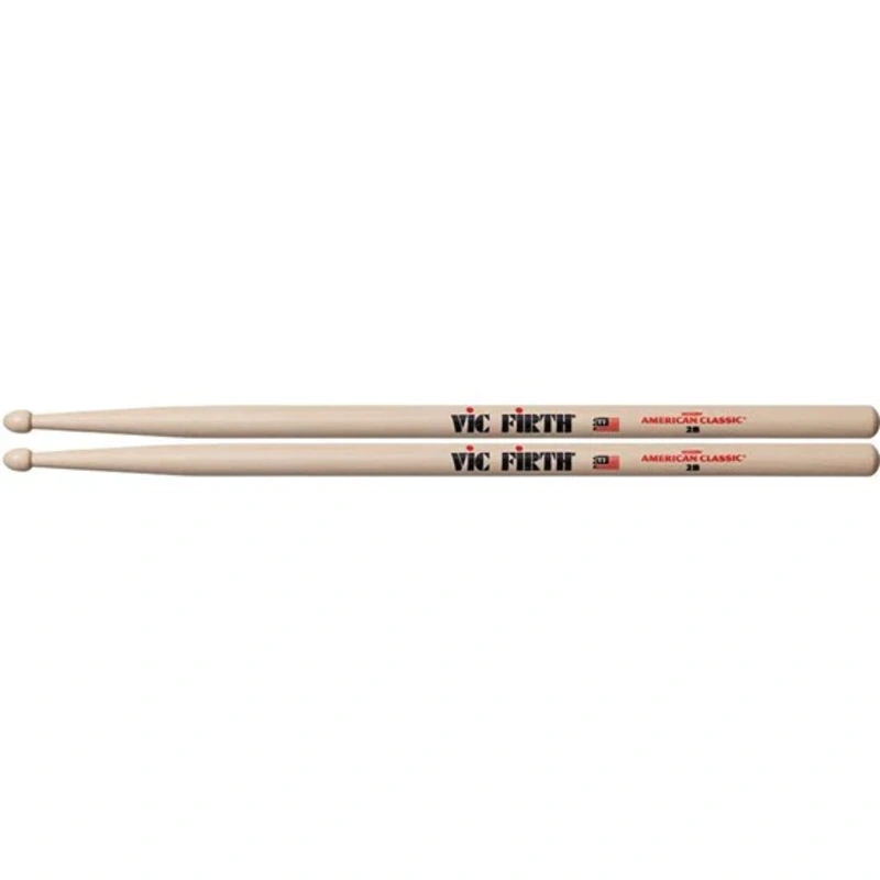Vic Firth American Classic Drumsticks - 2B - Wood Tip