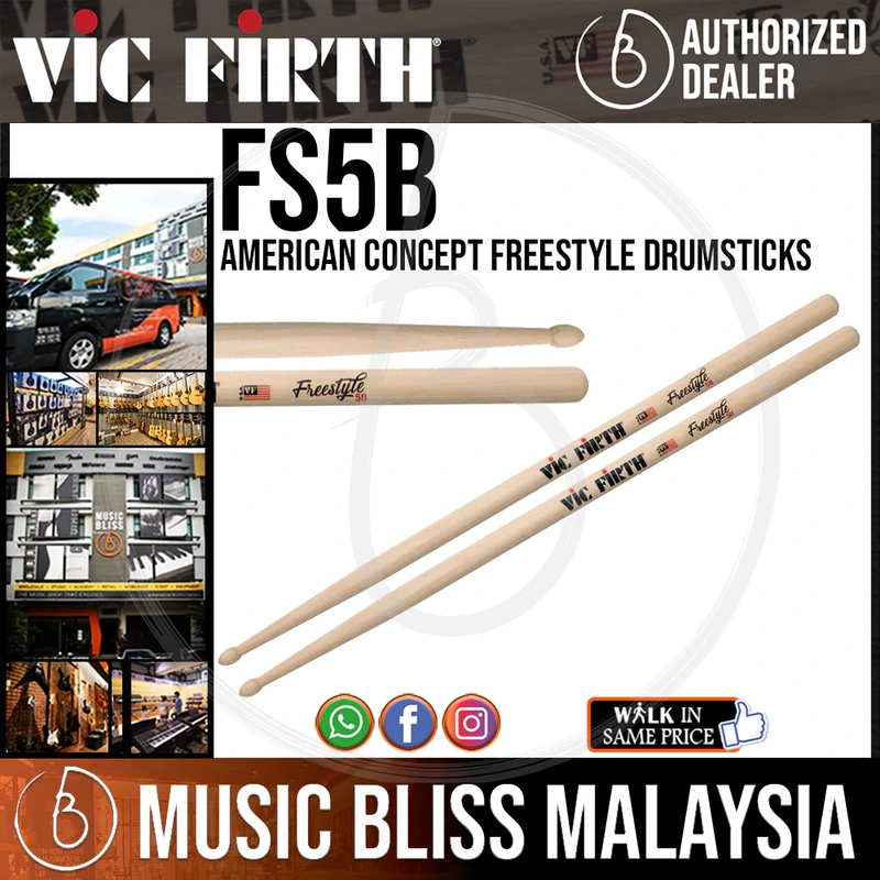 Vic Firth American Concept Freestyle Drumsticks - 5B
