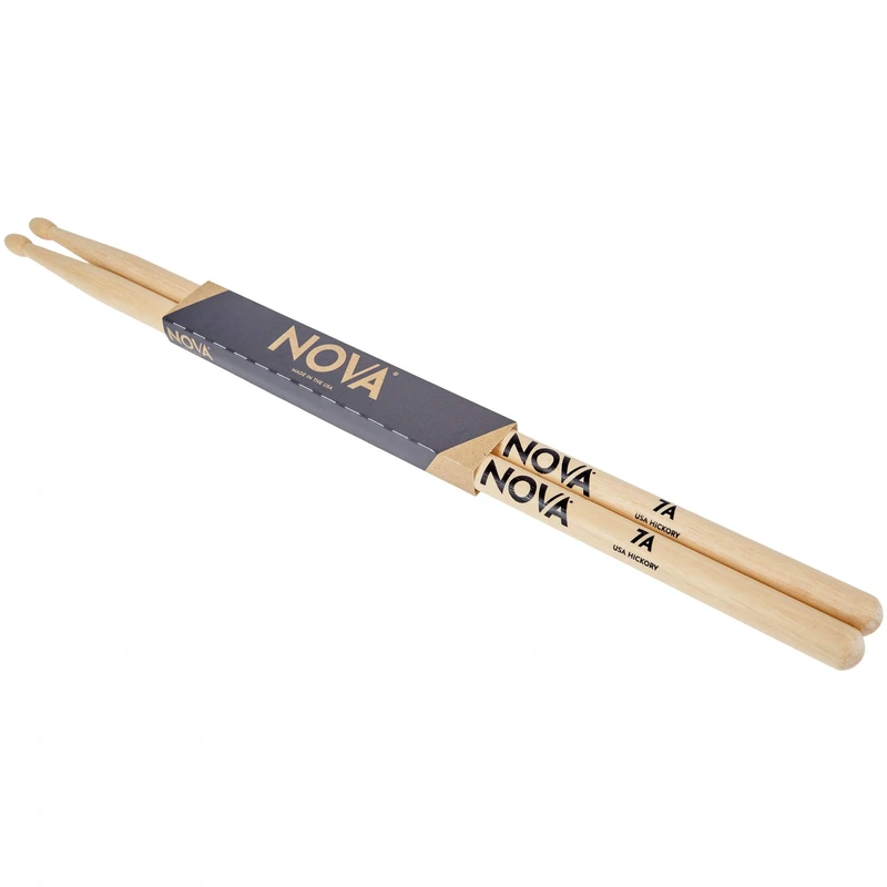 Vic Firth Nova Hickory Wood Tip 7A Drum Sticks