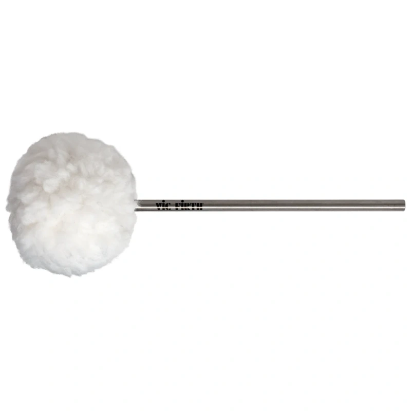 Vic Firth VicKick Bass Drum Beater - Medium Fleece Oval Head