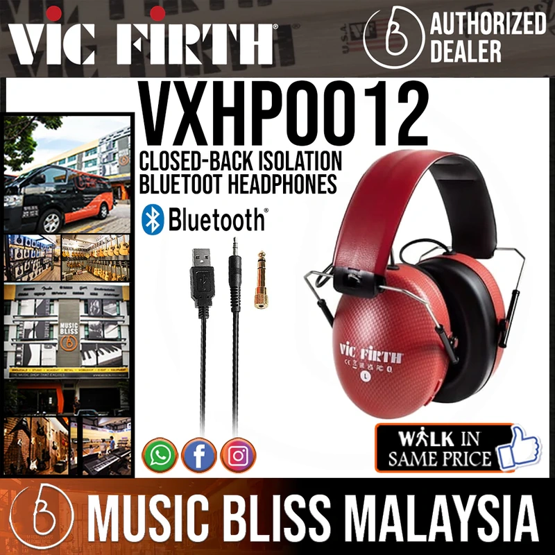 Vic Firth VXHP0012 Bluetooth Isolation Headphone