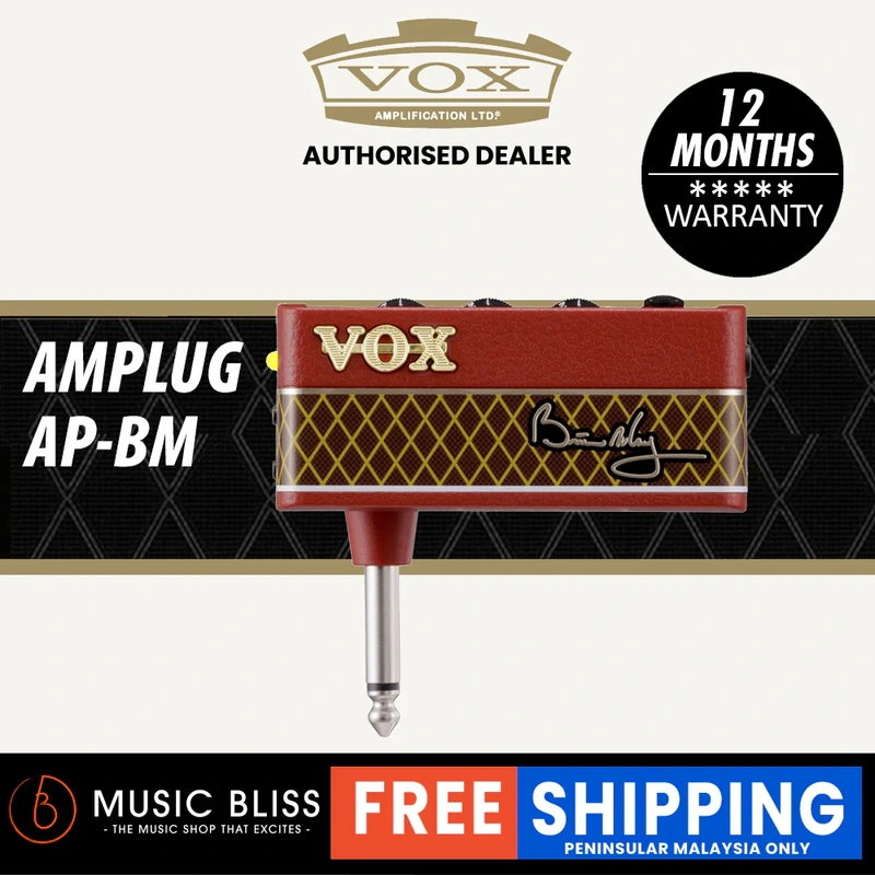 Vox amPlug 2 Brian May Headphone Guitar Amplifier