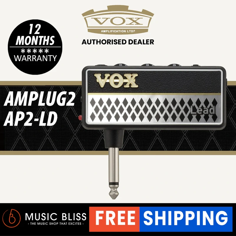 Vox amPlug 2 Lead Headphone Guitar Amplifier