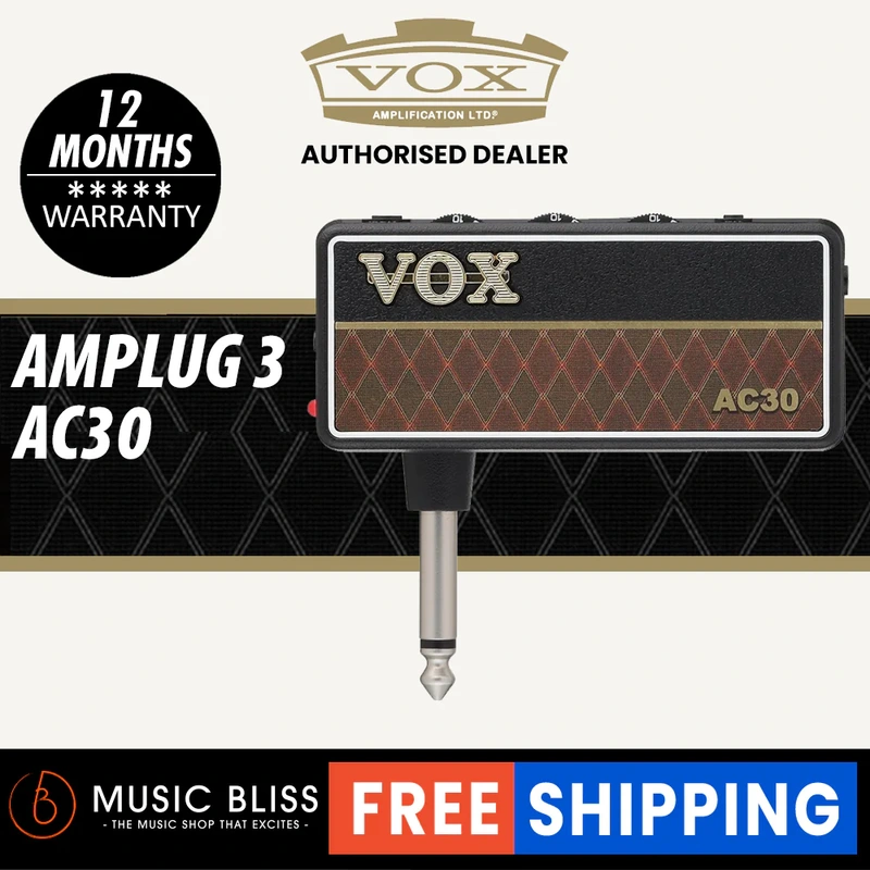 Vox amPlug 3 AC30 Headphone Guitar Amp