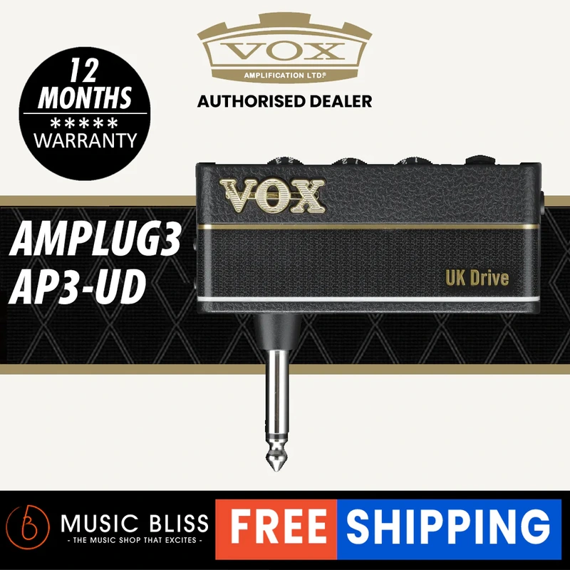 Vox amPlug 3 UK Drive Headphone Guitar Amp