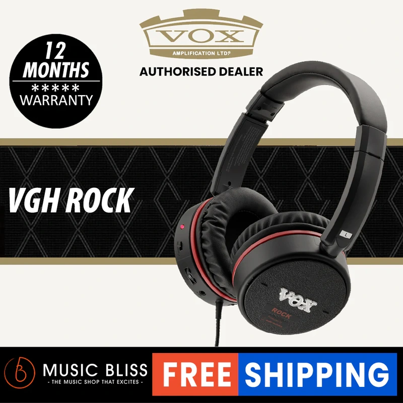 Vox VGH-ROCK VGH Series Guitar Amplifier Headphones