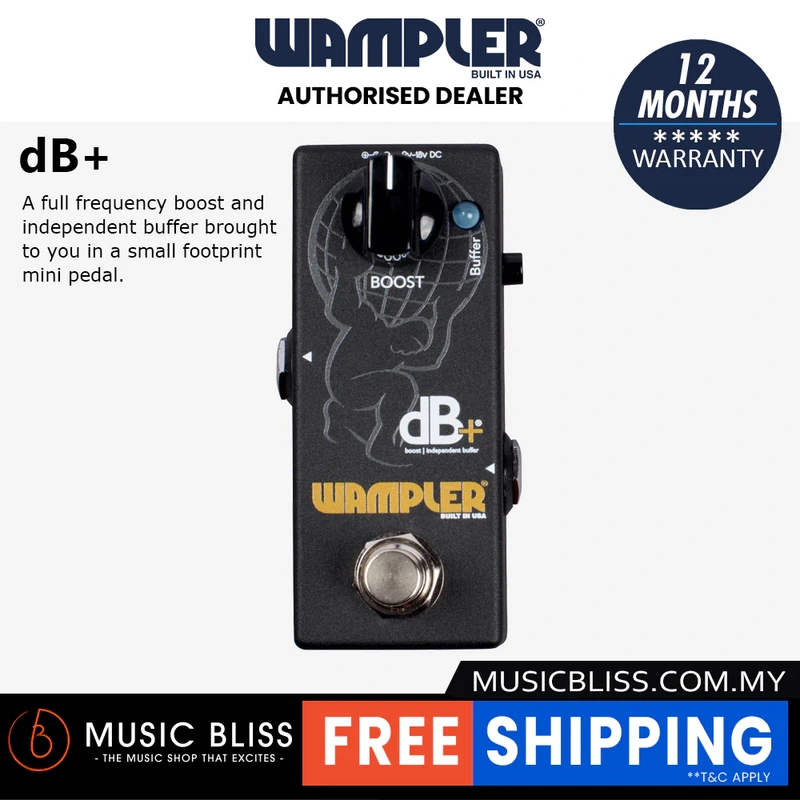 Wampler dB+ Boost/Buffer Pedal