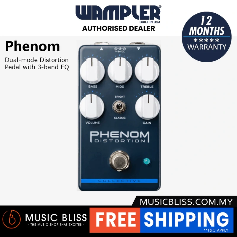 Wampler Phenom Distortion Pedal