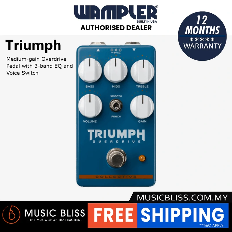 Wampler Triumph Overdrive Pedal