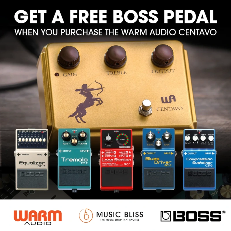 Warm Audio Centavo Professional Overdrive Pedal (Based off the legendary KLON CENTAUR)