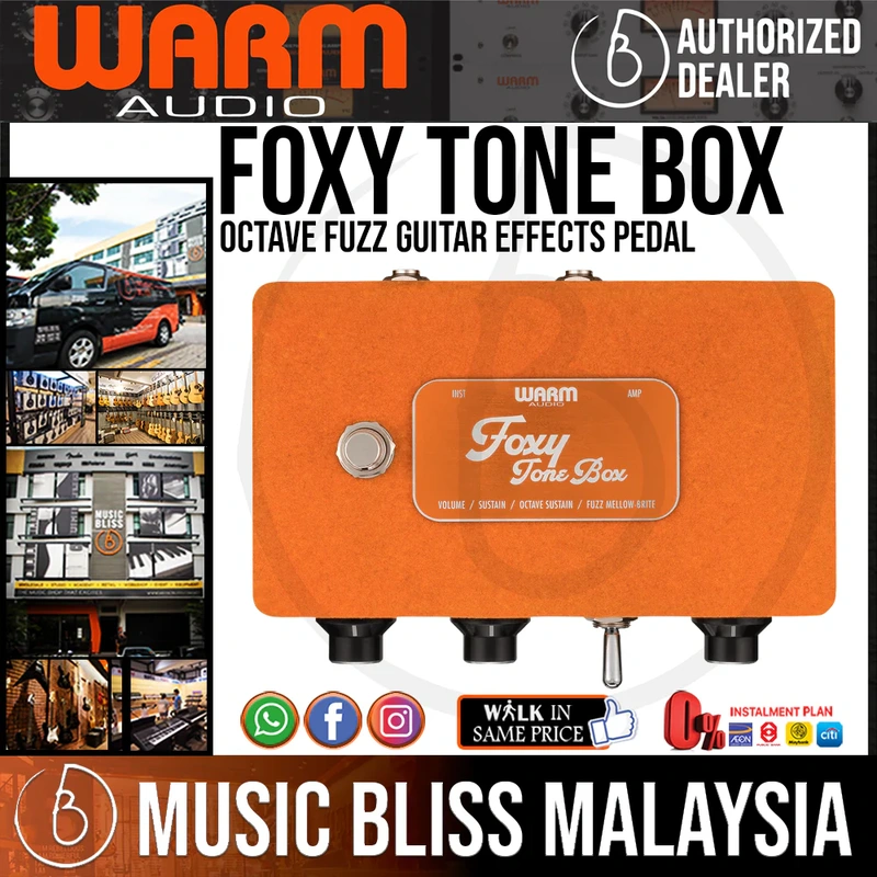 Warm Audio Foxy Tone Box Fuzz Pedal