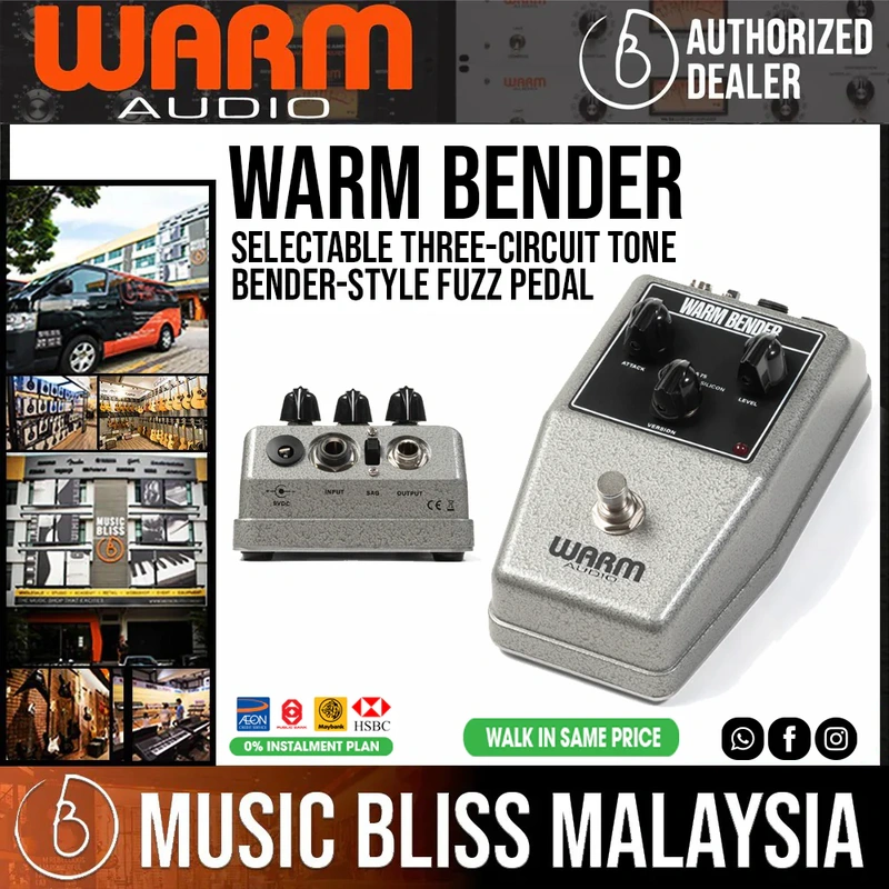 Warm Audio Warm Bender Fuzz - Tone Bender Style Fuzz Pedal