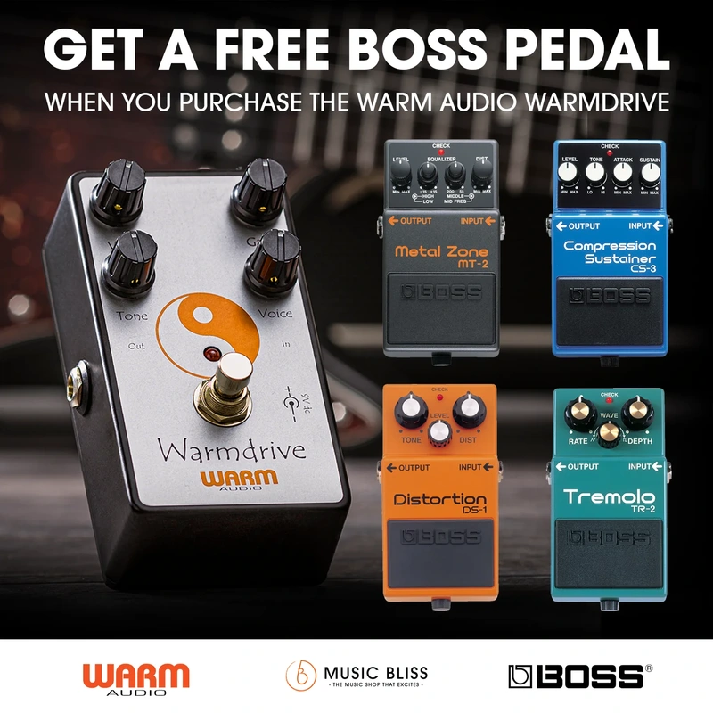 Warm Audio Warmdrive Professional Overdrive Pedal (Based off the legendary Hermida Audio Zendrive)